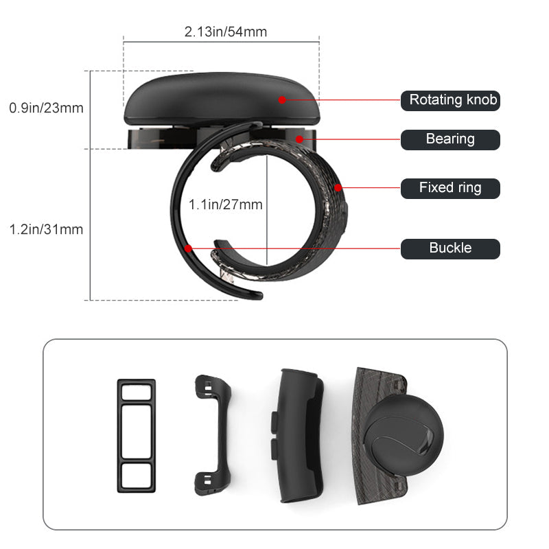 BowLift | Universal 360° Steering Wheel Booster Knob
