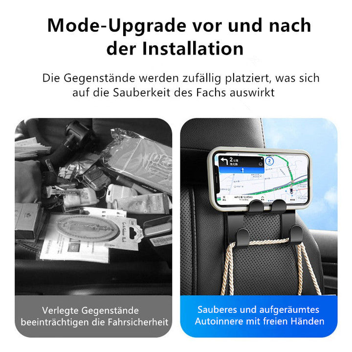 BowLift | Car Multifunction Cell Phone Holder Hook