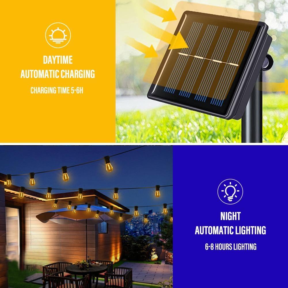 BowLift | Solar Powered String Lights