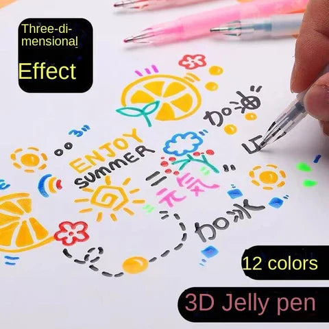 BowLift | Colorful Gel Pen Set for Creative 3D Artworks