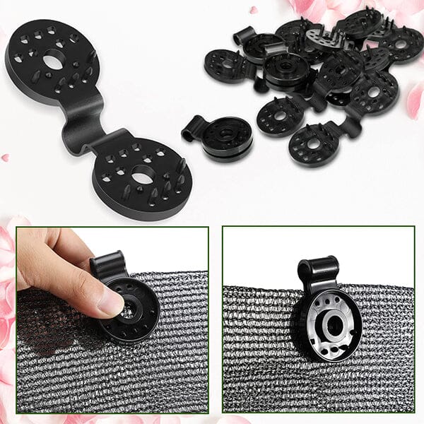 Shade Cloth Plastic Clips, Sunshade Netting Clips For Greenhouse Outdoor Garden | Bowlift