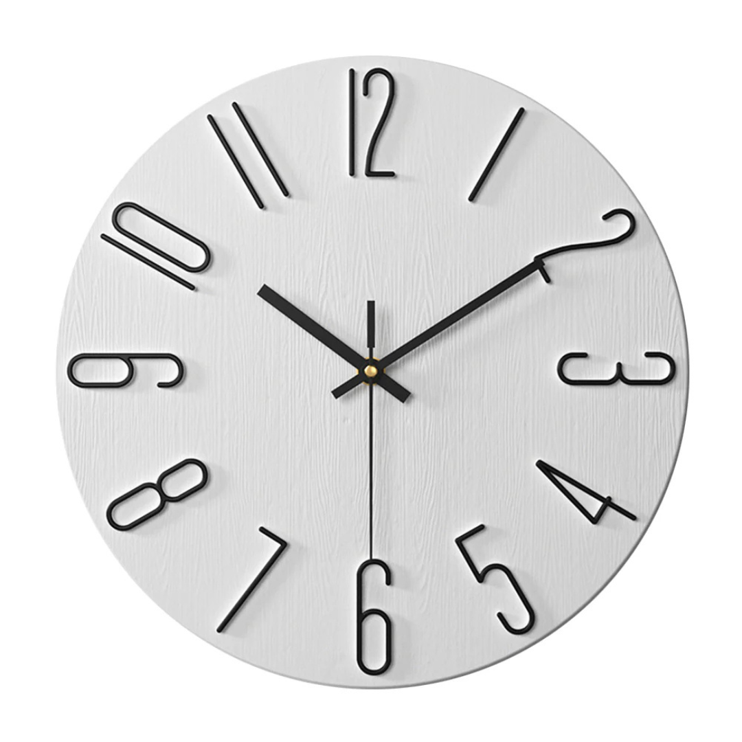 Noble Wall Clock – Modern & Silent Clock for Living Room | Bowlift