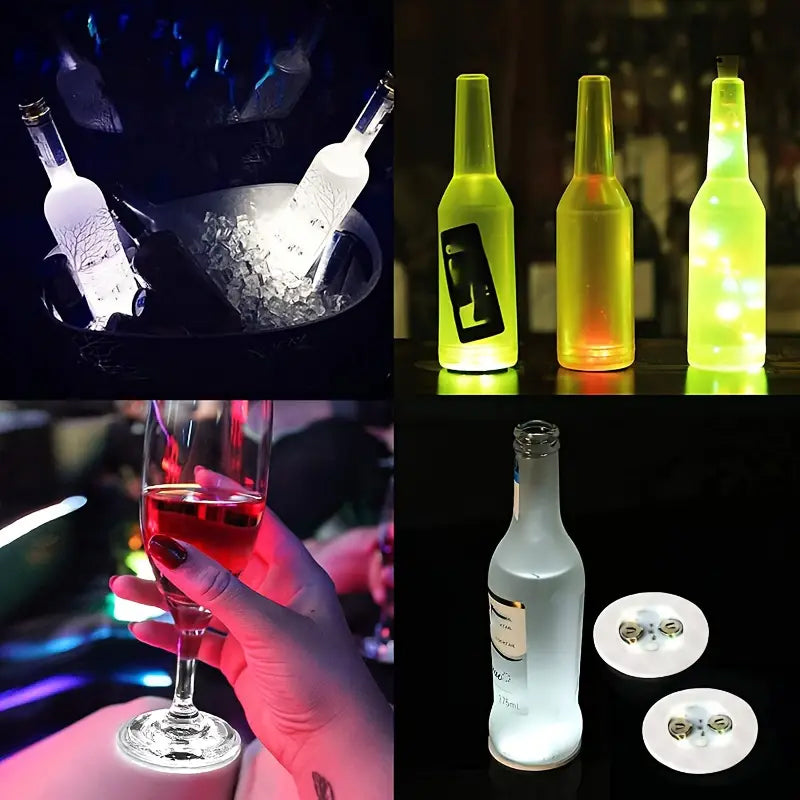 BowLift | LED glowing bottle stickers and coasters