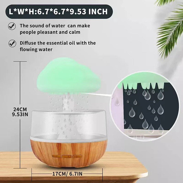 BowLift | Rain Cloud Mushroom Air Humidifier Night Lamp