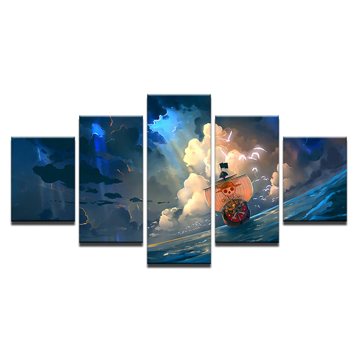 Pirate Paradise 5 Piece - Canvas Wall Art Painting | Bowlift
