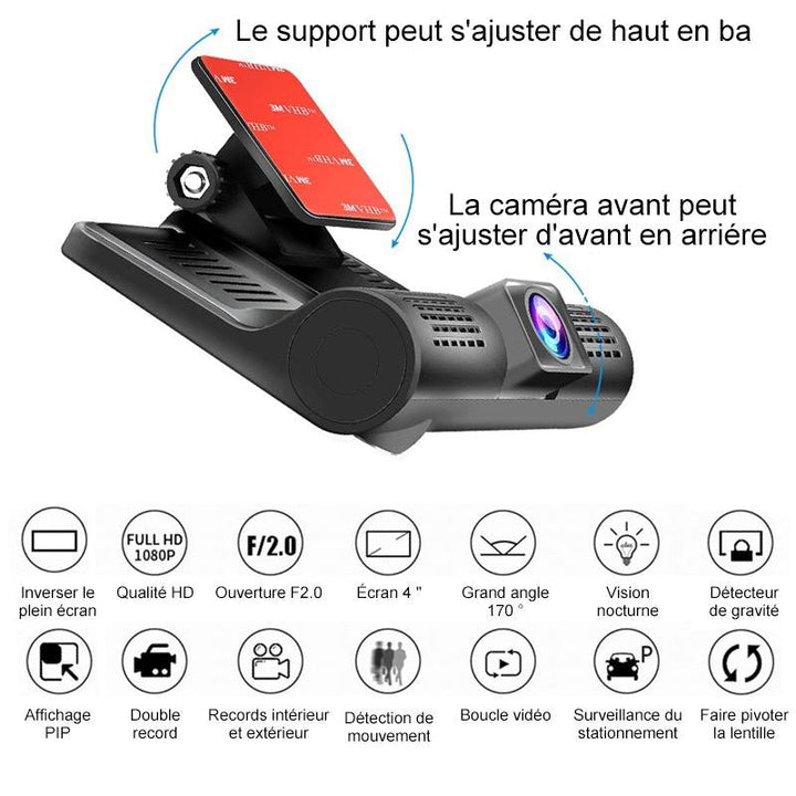 Tachograph with 3 HD lenses | Bowlift
