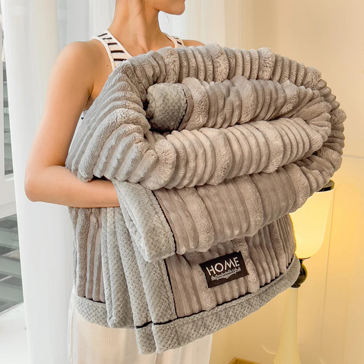BowLift | Warm Plush Winter Blanket for Bed & Sofa