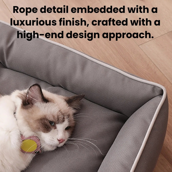 BowLift | Orthopedic Memory Foam Dog Sofa Bed - Ideal for Arthritis, Large Dogs & Removable Covers