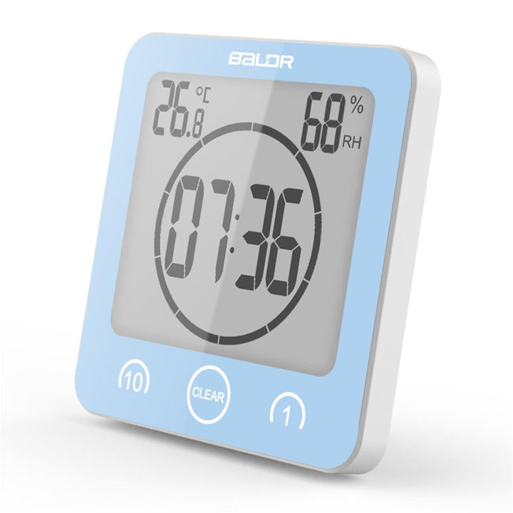 BowLift | Waterproof Digital Shower Clock with Suction Cup Mount - Perfect for Timing Showers & Bathing Activities