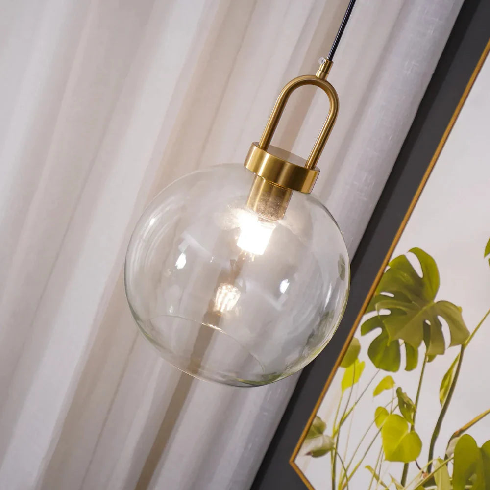 BowLift | Modern Atmospheric Glass Pendant Lamp for Dining Room and Kitchen