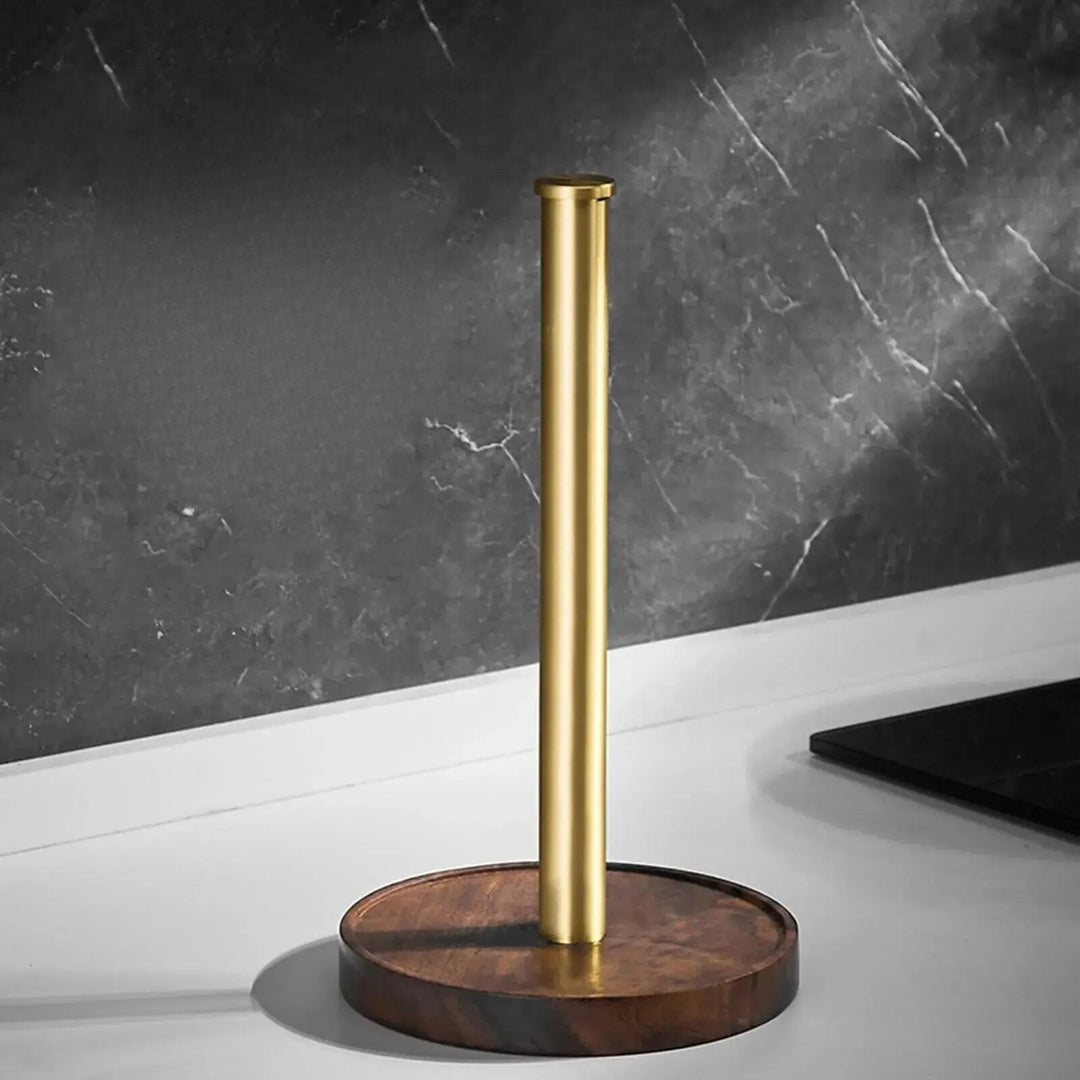 BowLift | Marble paper towel holder – gold details for exceptional style