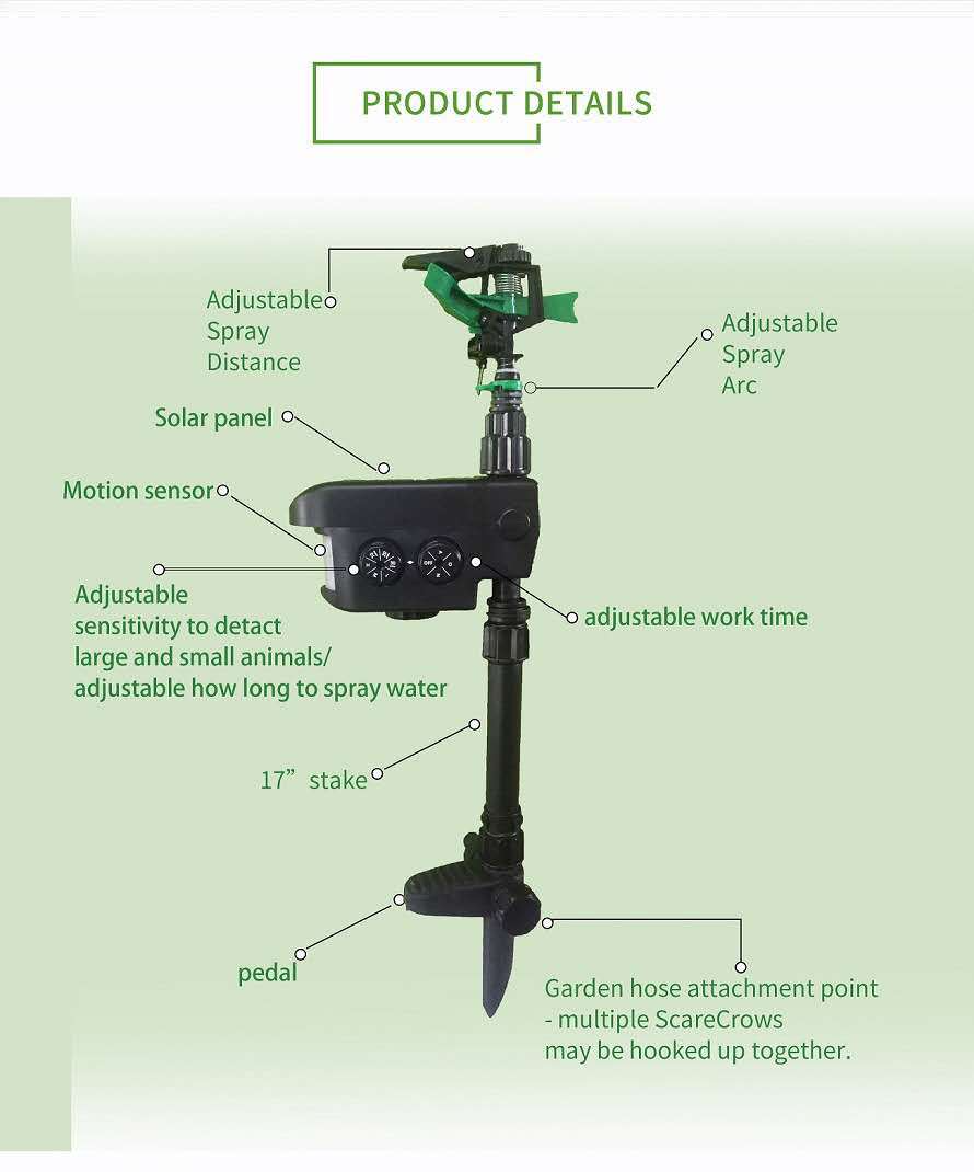 BowLift | Sprinkler system for garden irrigation – Adjustable irrigation sprinkler with stand base