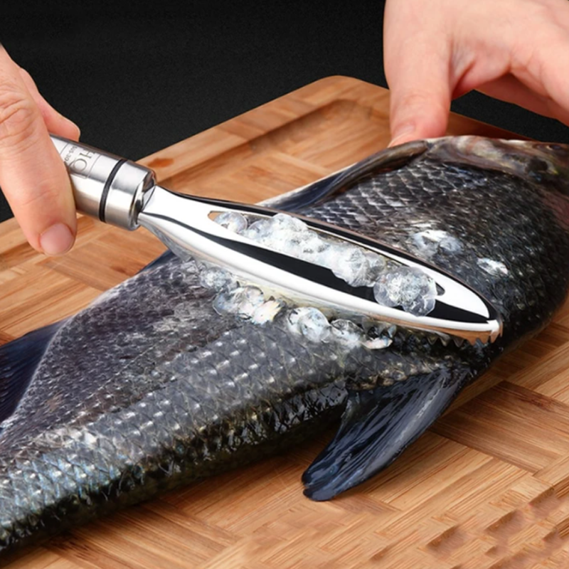 BowLift | Stainless Steel Fish Scales Scraper