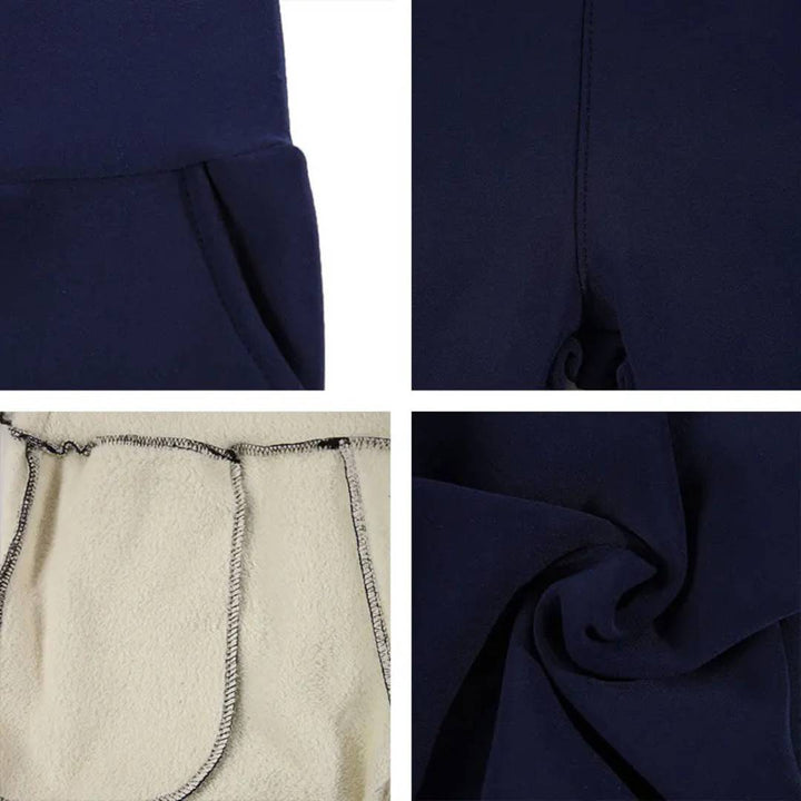 WarmFlex High-Waisted Warm Fleece Leggings | Winter Legging for Cold Weather - Warm Legging - for Outdoor Activities Bowlift