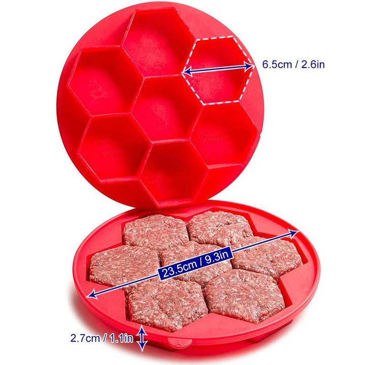 Hexagonal Burger Meat Mold | Bowlift