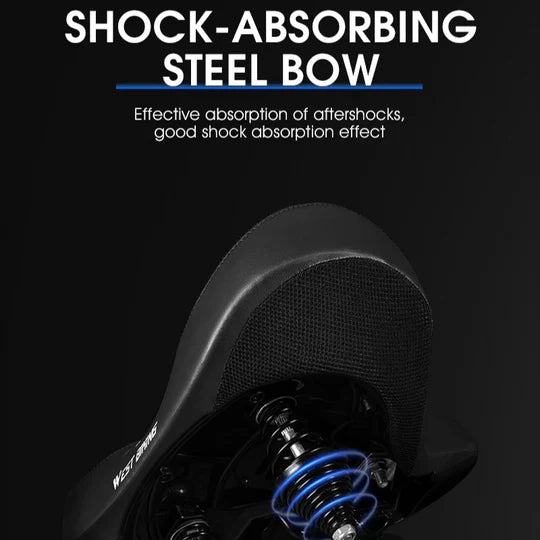 BowLift | Extra Large Bike Seat With Comfortable Thick Foam and Waterproof