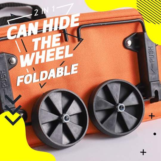 BowLift | 2 In 1 Folding Shopping Cart Tote Bag