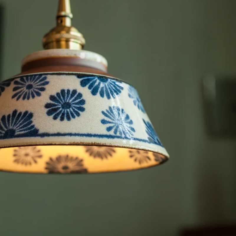 BowLift | Retro Japanese Pendant Light Made of Ceramic