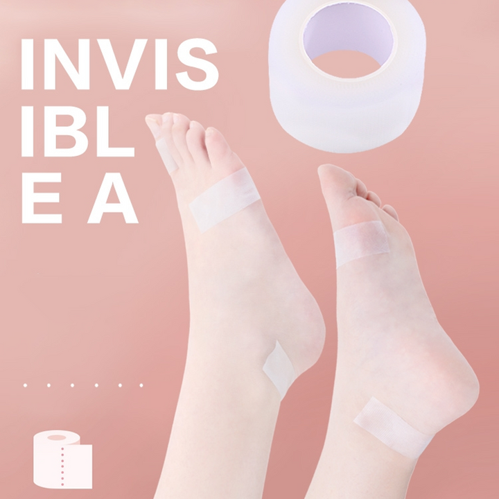 BowLift | Invisible breathable protective heel pads, 1 roll, 5M