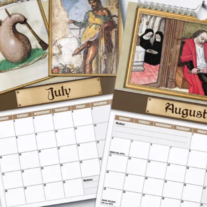 BowLift | Medieval Humor 2025 Wall Calendar