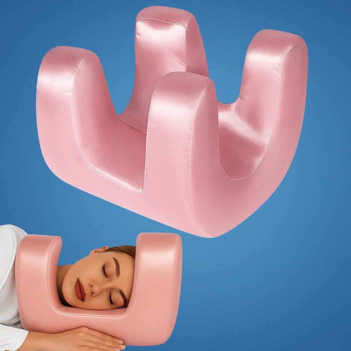 DermSleep | Anti‑Wrinkle Beauty Pillow – Cooling Memory Foam – Ergonomic Contour – Skin Care Support – Side & Back Sleepers Bowlift