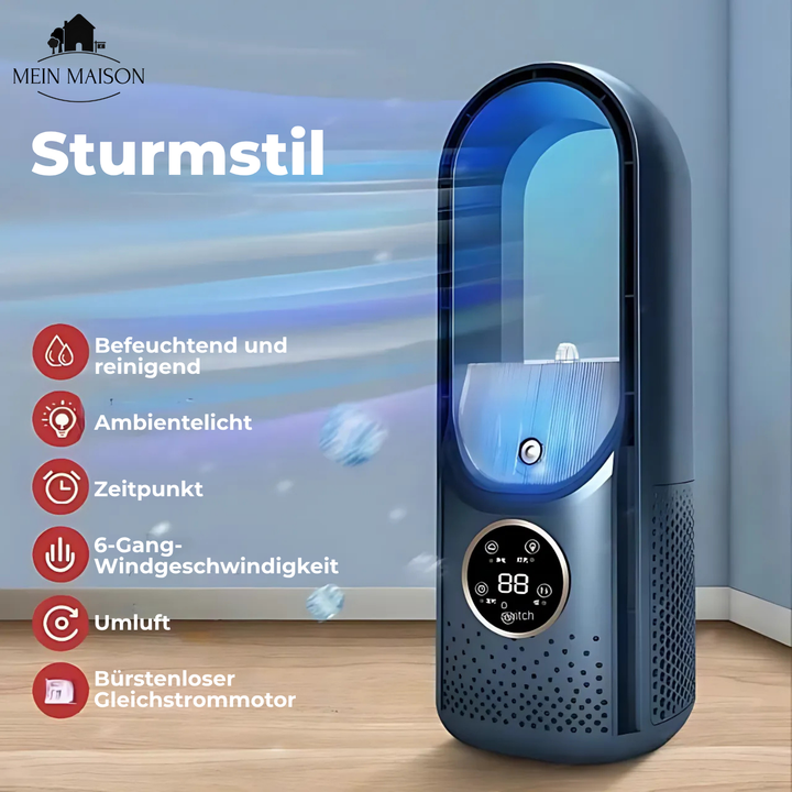 BowLift | Blade-less USB Fan Air Cooler Quiet with Timer and Air Humidification