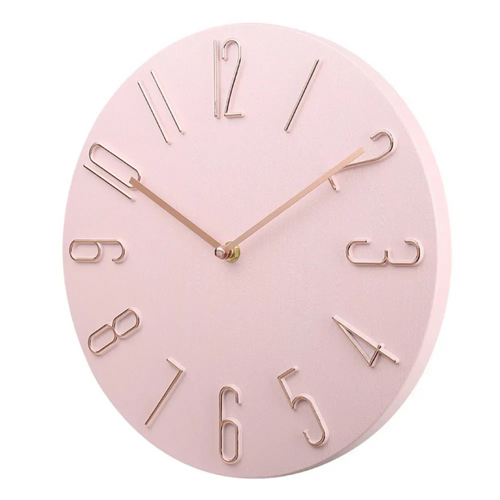 BowLift | Wall clock with colorful motif and elegant finish
