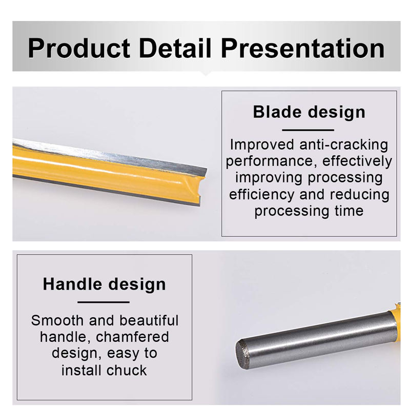 BowLift | 8MM Shaft Double Groove Straight Mill