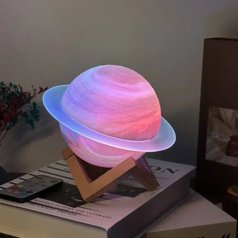 BowLift | Galaxy Saturn Bluetooth Speaker with Night Light