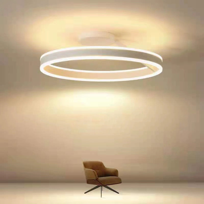 BowLift | RadiantGlimmer Ceiling Light - Luxurious golden LED lighting with metal elements