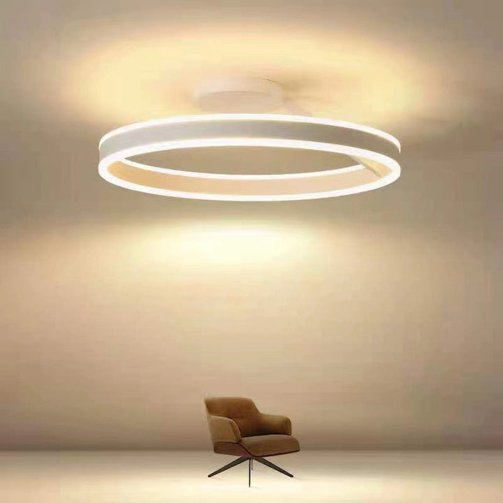 BowLift | RadiantGlimmer Ceiling Light - Luxurious golden LED lighting with metal elements