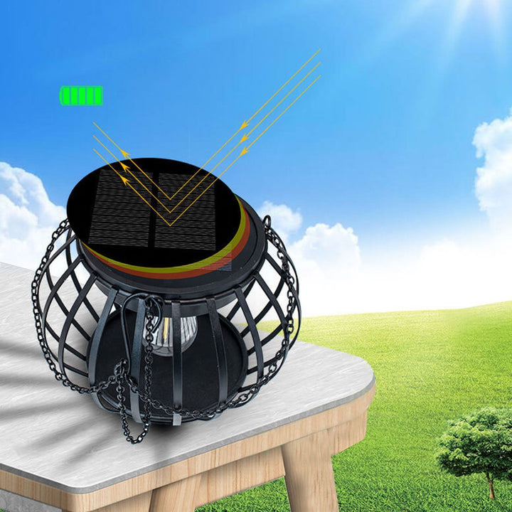 Solar Pumpkin Lantern Design LED Outdoor Hanging Decorative Light | Bowlift