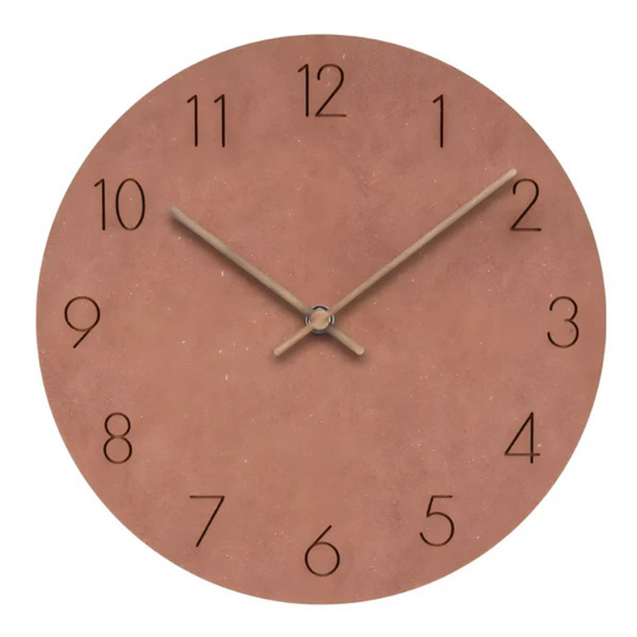 BowLift | Wooden wall clock with minimalist style and elegance
