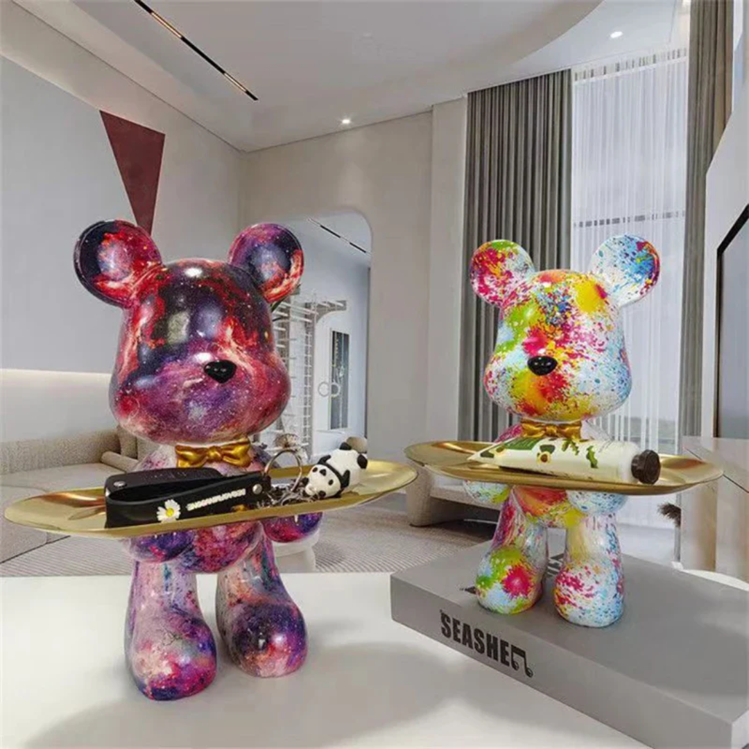 BowLift | Artistic Graffiti Bear Statue