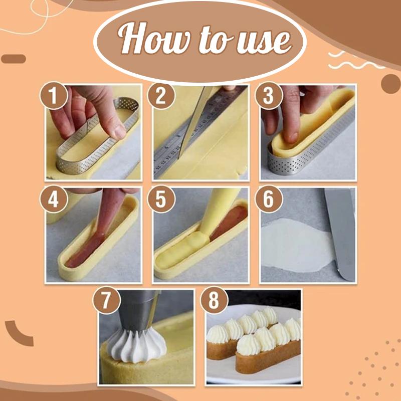 BowLift | Oval Tart Ring Baking Pan