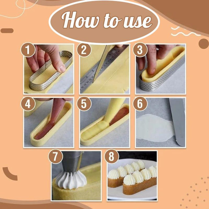BowLift | Oval Tart Ring Baking Pan