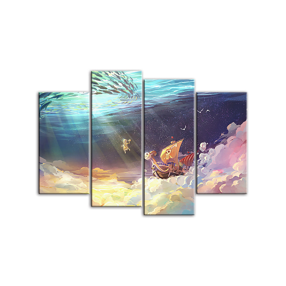 Sky To The Moon - Canvas Wall Art Painting | Bowlift