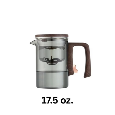 BowLift | Magical Glass Teapot with Built-In Strainer and Heat-Resistant Handle