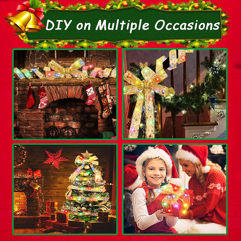 BowLift | Ribbon Christmas tree decorative lights