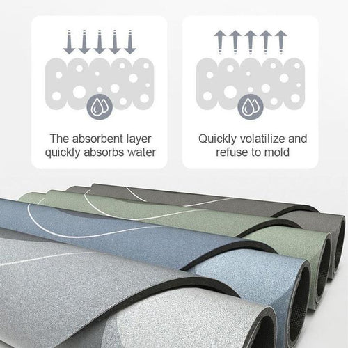 BowLift | Super absorbent floor mat for home, bathroom, soft, quick-drying mat