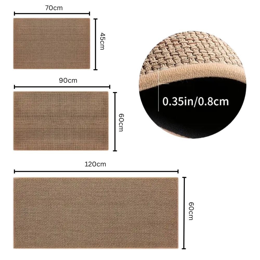BowLift | Braided Comfort Non-Slip Bath Mat