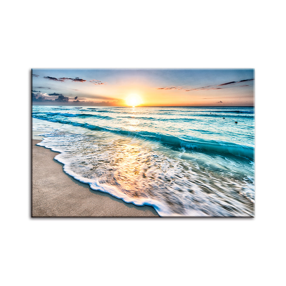 Sunny Florida Beach - Canvas Wall Art Painting | Bowlift