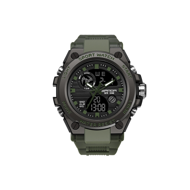 BowLift | Men's Double Display Waterproof Luminous Watch