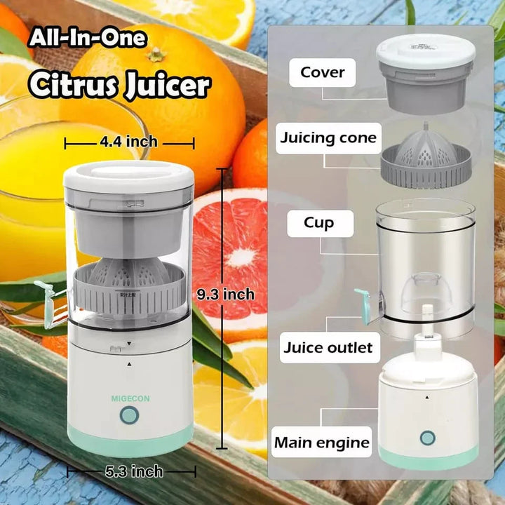 Citrus Juice Squeezer Rechargeable Portable Juicer Bowlift