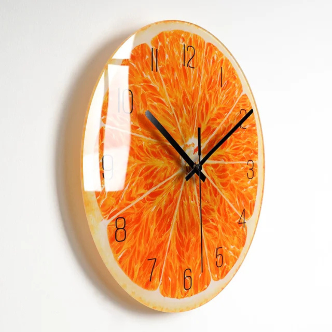 BowLift | Large Glass Wall Clock with Elegant Design Luxorix