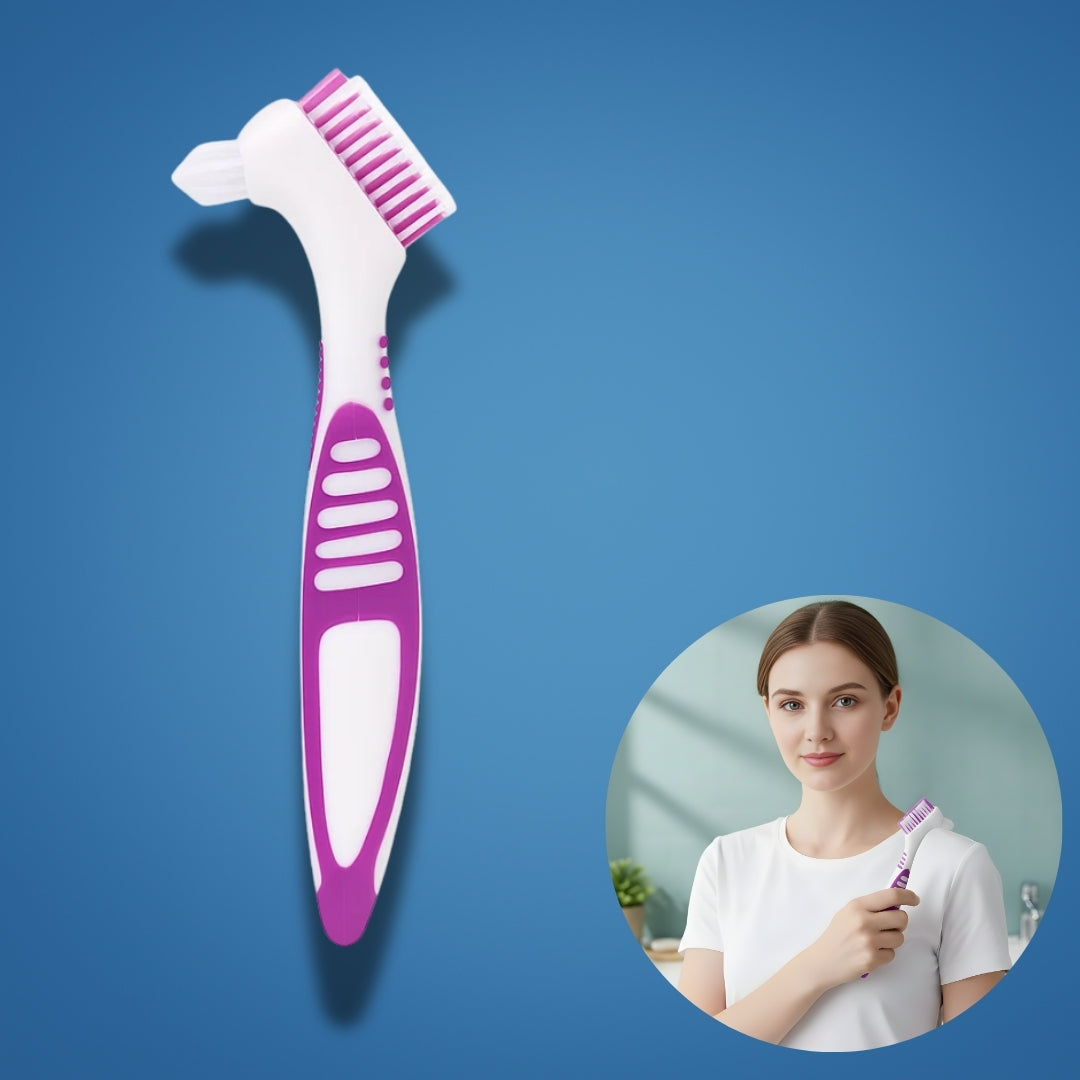 Soft Bristle Dual-Head – Anti-Slip Handle – Scratch-Free Cleaning – Fresh Breath for Seniors Bowlift