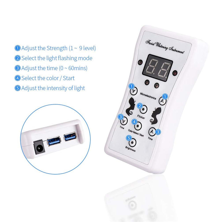 BowLift | LED Light Therapy Mask | 7-Color Skin Treatment | Wireless Rechargeable