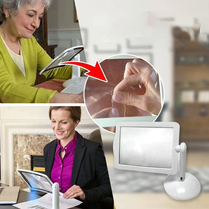 BowLift | Hands-free Desk Magnifying Glass with LED