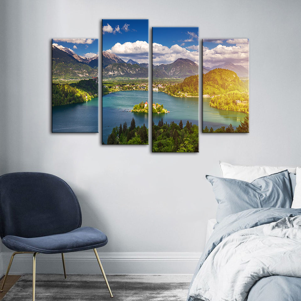 Peace Of The Land 4 Piece - Canvas Wall Art Painting | Bowlift