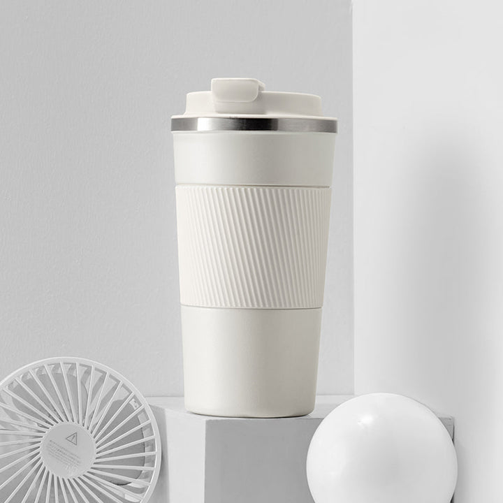 BowLift | Stainless Steel Insulation Mug, with Spout Lid, Leak-proof Design and Large Mouth for Easy Cleaning